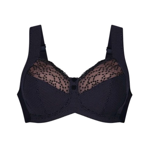 Anita Orely noir soutien-gorge sans armatures en dentelle