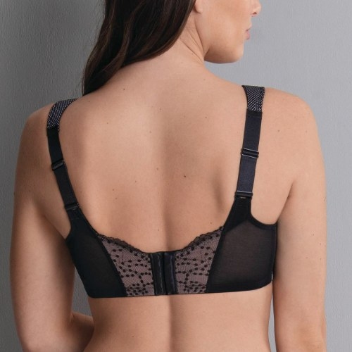 Anita Orely noir soutien-gorge sans armatures en dentelle