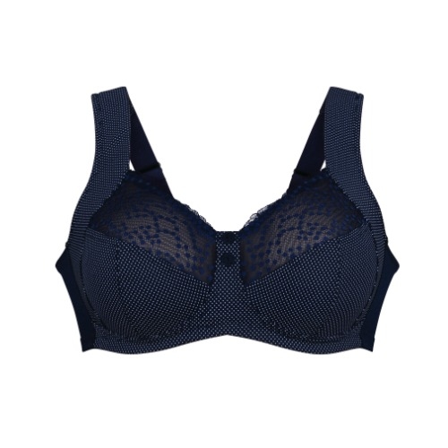 Anita Orely bleu marine soutien-gorge sans armatures en dentelle
