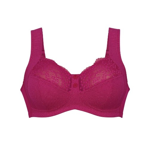 Anita Orely rouge soutien-gorge sans armatures en dentelle