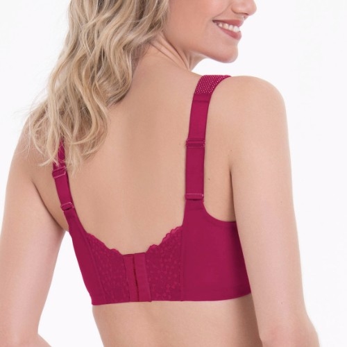 Anita Orely rouge soutien-gorge sans armatures en dentelle