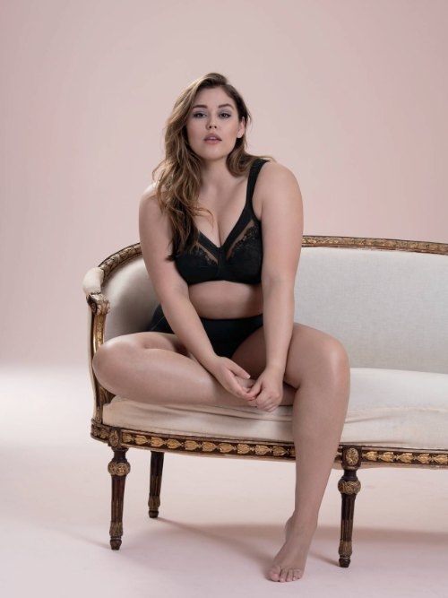 Anita Safina noir soutien-gorge sans armatures en dentelle