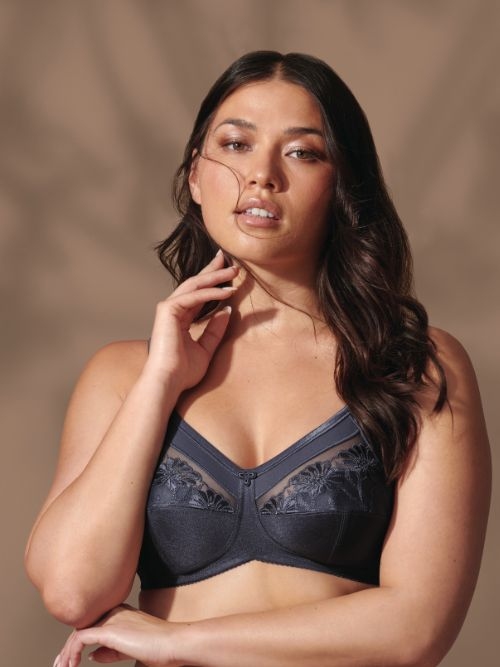 Anita Safina bleu soutien-gorge sans armatures en dentelle