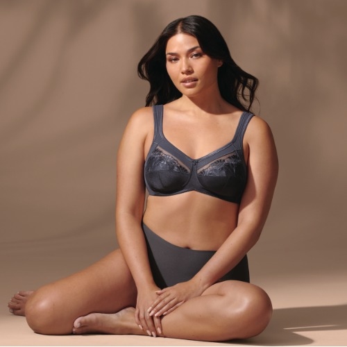 Anita Safina bleu soutien-gorge sans armatures en dentelle