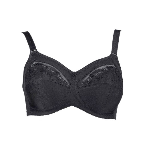 Anita Safina noir soutien-gorge sans armatures en dentelle