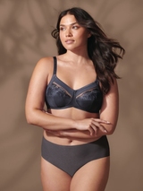 Anita Safina bleu soutien-gorge sans armatures en dentelle