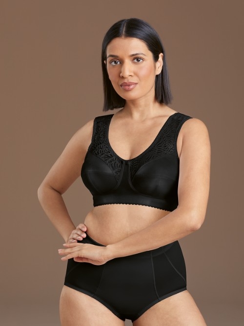 Anita Mylena noir soutien-gorge sans armatures en dentelle