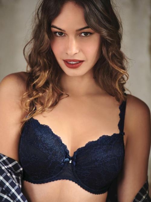 Rosa Faia Bobette bleu marine soutien-gorge sans forme