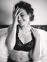 Rosa Faia Bobette noir soutien-gorge sans armatures en dentelle