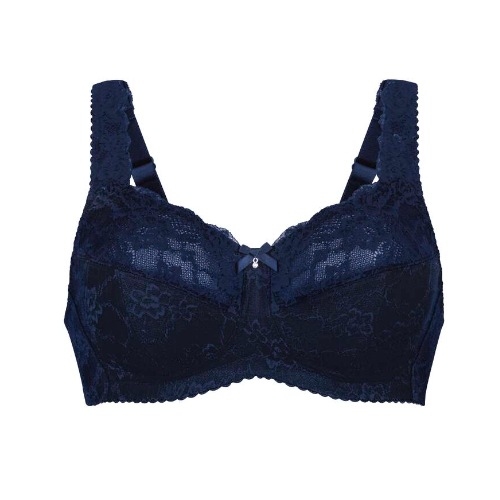 Rosa Faia Bobette bleu marine soutien-gorge sans armatures en dentelle
