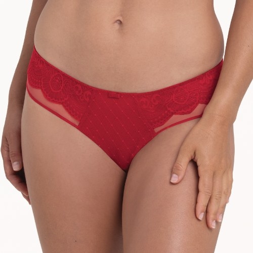 Rosa Faia Selma rouge slip