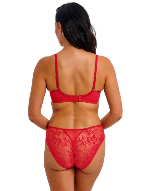 Wacoal Lingerie Sensu Lace rouge soutien-gorge sans forme