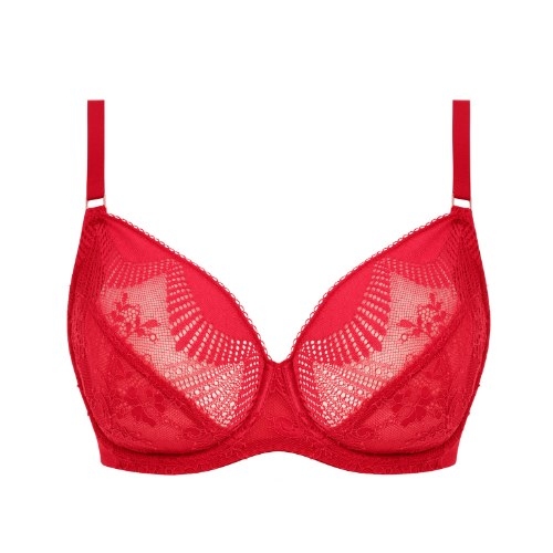 Wacoal Lingerie Sensu Lace rouge soutien-gorge sans forme