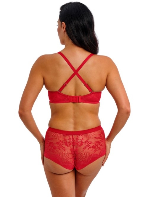 Wacoal Lingerie Sensu Lace rouge soutien-gorge sans forme