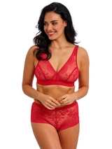Wacoal Lingerie Sensu Lace rouge soutien-gorge sans armatures en dentelle