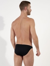 HOM Premium Cotton noir slip pour hommes