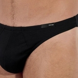 HOM Premium Cotton noir slip pour hommes
