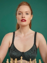 Rosa Faia Joy vert/print soutien-gorge sans forme