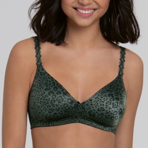 Rosa Faia Joy vert/print soutien-gorge sans armatures en dentelle