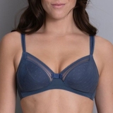 Rosa Faia Emily bleu soutien-gorge sans armatures en dentelle