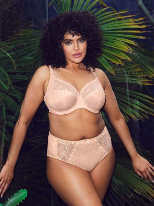 Elomi Morgan rose/print haut slip