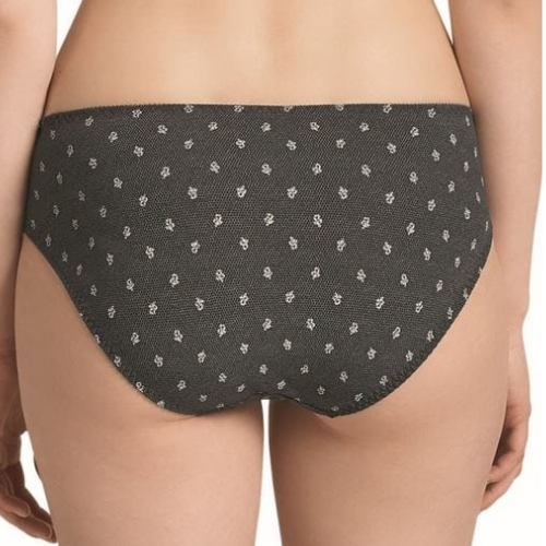 Anita Versailles noir/print slip