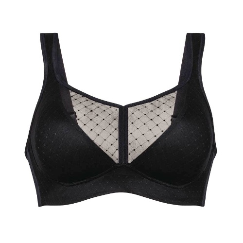 Rosa Faia Eve noir soutien-gorge sans armatures en dentelle