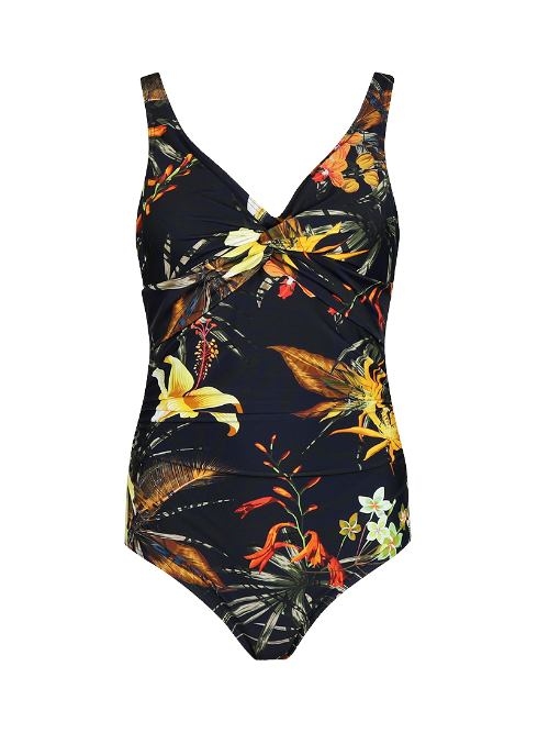 Mila  bleu marine/print maillot de bain