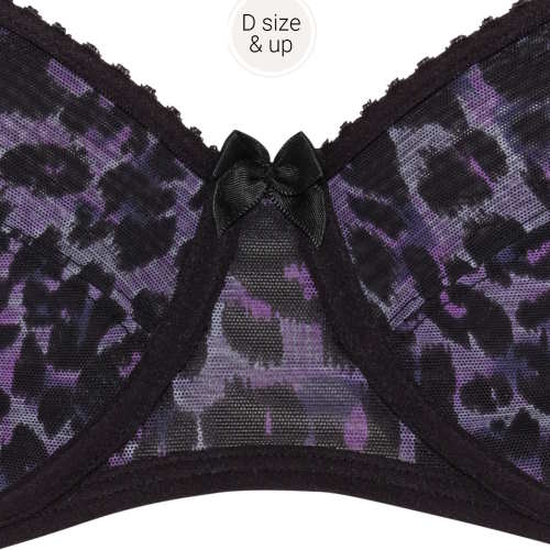 Marlies Dekkers sample Peekaboo violet/print soutien-gorge sans forme