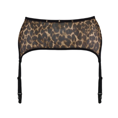 Marlies Dekkers sample Vixen marron/print jarretelles garter belt