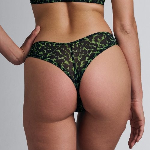 Marlies Dekkers Rapsody vert/print slip brésilien