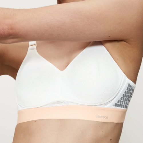 Triomphe Triaction Hybrid Lite blanc soutien-gorge de sport