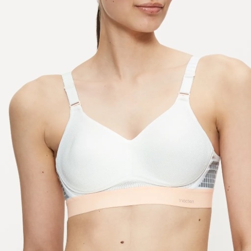 Triomphe Triaction Hybrid Lite blanc soutien-gorge de sport