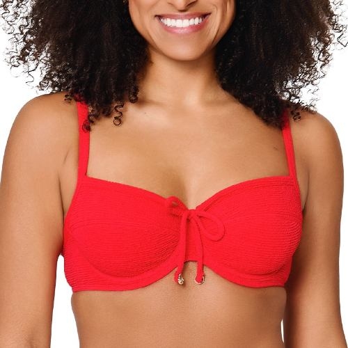 Plage de LingaDore Stand Out rouge soutien-gorge bikini corbeille