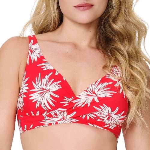Plage de LingaDore Fresh Flowers rouge haut de bikini préformé