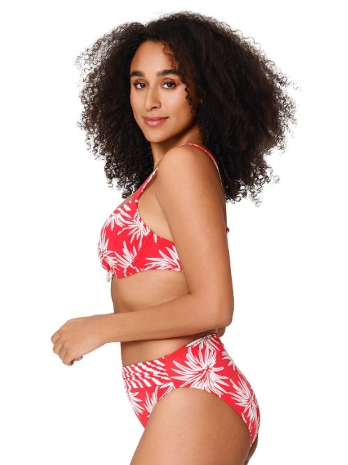 Plage de LingaDore Fresh Flowers rouge slip de bikini