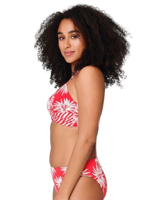 Plage de LingaDore Fresh Flowers rouge slip de bikini