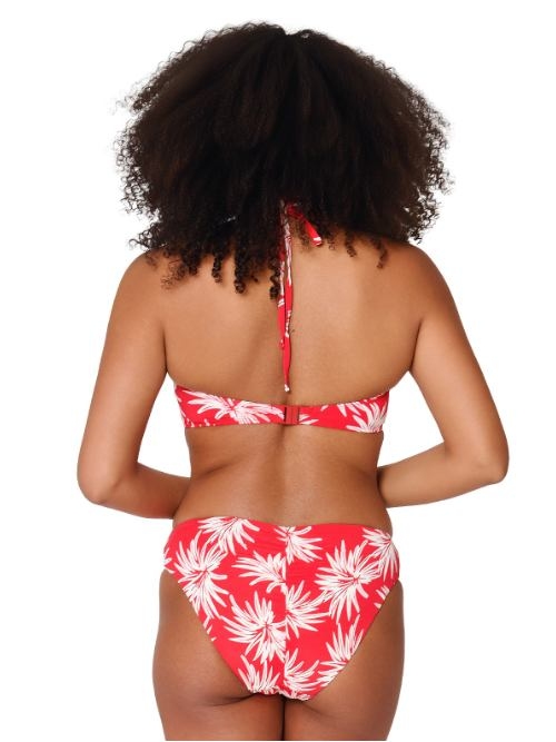 Plage de LingaDore Fresh Flowers rouge slip de bikini