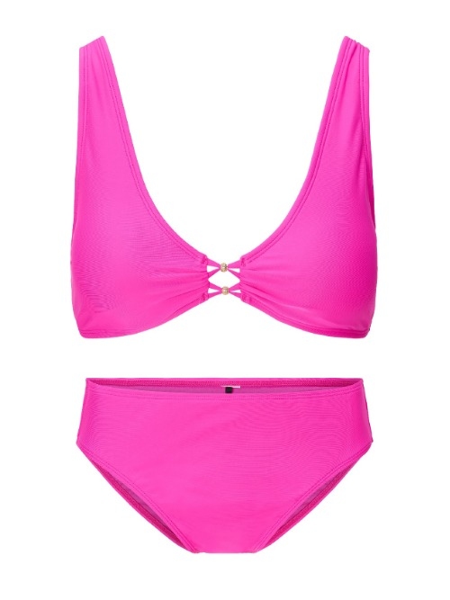 Plage de LingaDore Summerproof hot pink set