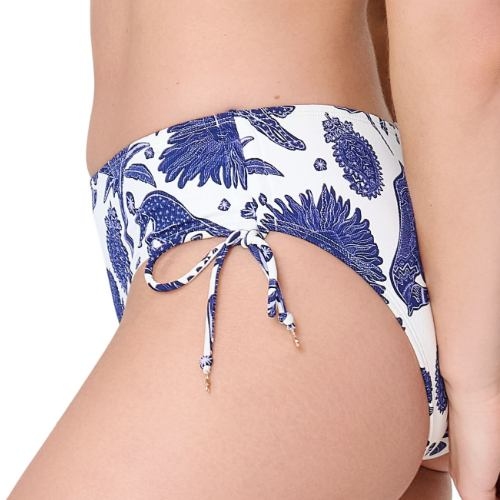 Plage de LingaDore Under The Greek Sun bleu/blanc slip de bikini