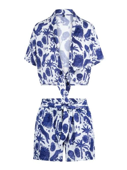 Plage de LingaDore Under The Greek Sun bleu/blanc vêtement de plage