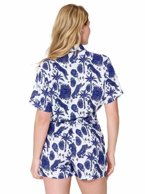 Plage de LingaDore Under The Greek Sun bleu/blanc vêtement de plage