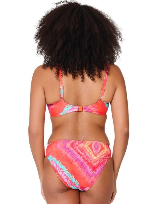 Plage de LingaDore Beach Vibes Only corail haut de bikini préformé