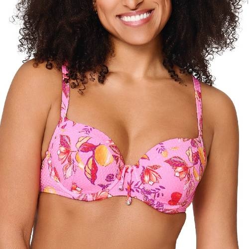 Plage de LingaDore Pink Paradise rose haut de bikini préformé