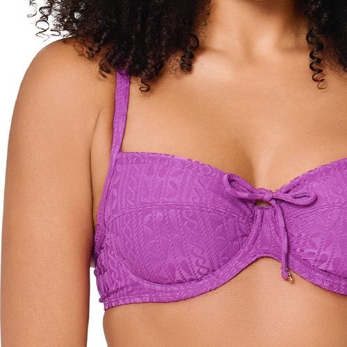 Plage de LingaDore Purple Pulse violet soutien-gorge bikini corbeille