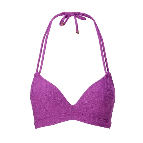 Plage de LingaDore Purple Pulse violet haut de bikini préformé