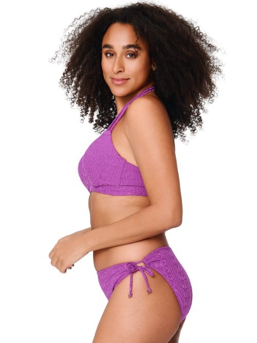 Plage de LingaDore Purple Pulse violet slip de bikini