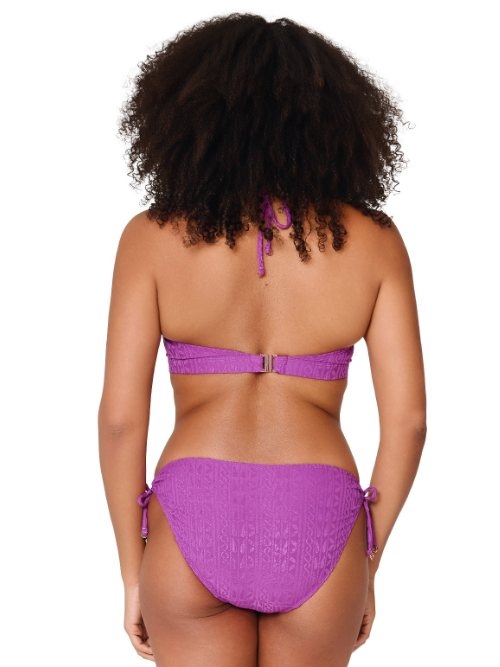 Plage de LingaDore Purple Pulse violet slip de bikini
