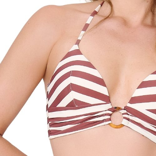 Plage de LingaDore Summer Stripes blanc/rouge set