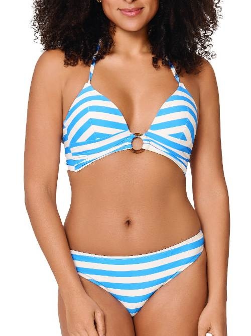 Plage de LingaDore Summer Stripes blanc/bleu set